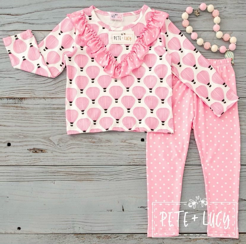 Hot Air Ballon 2 Piece Set