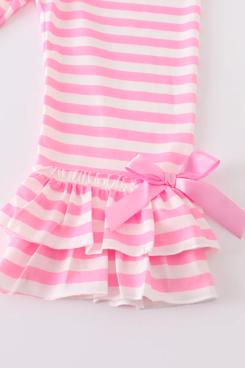 Pink Dinosaur Ruffle Set