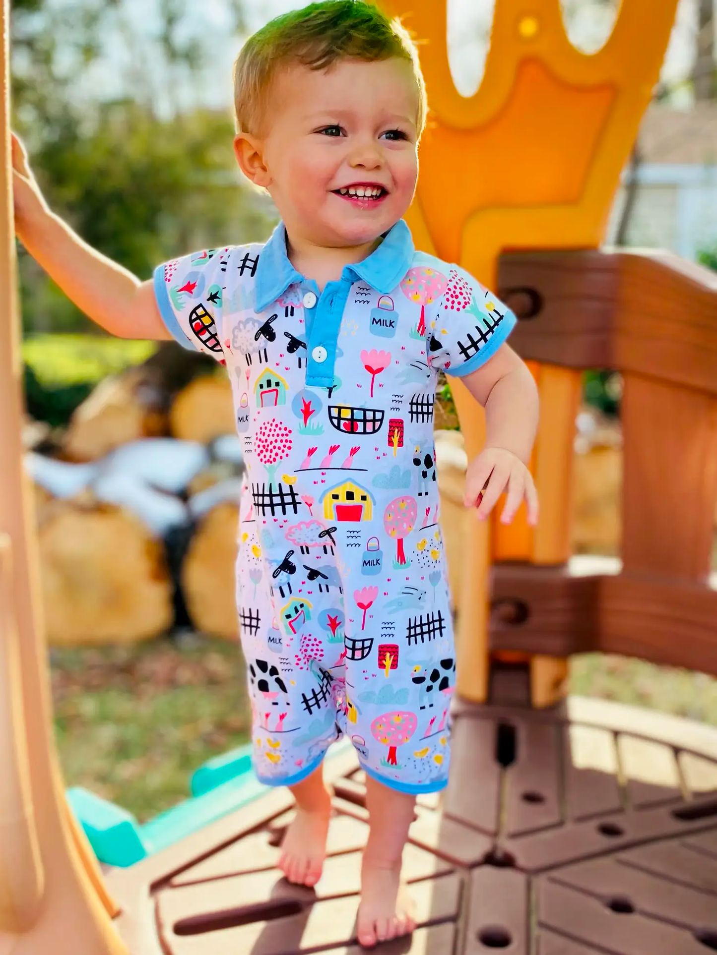 Farm Animals Romper