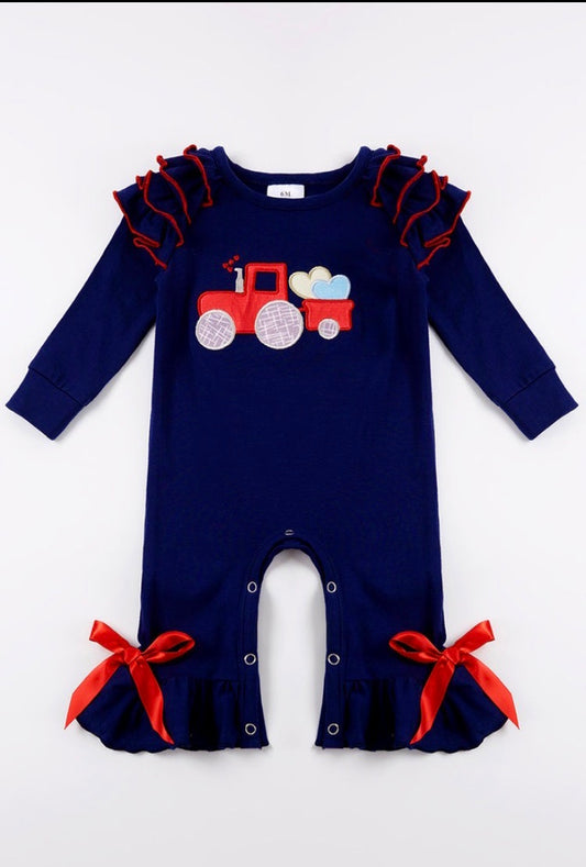 Heart Haul Ruffle Romper