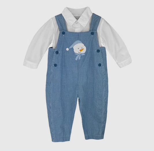 Petit Ami 2 Piece Snowman Longall