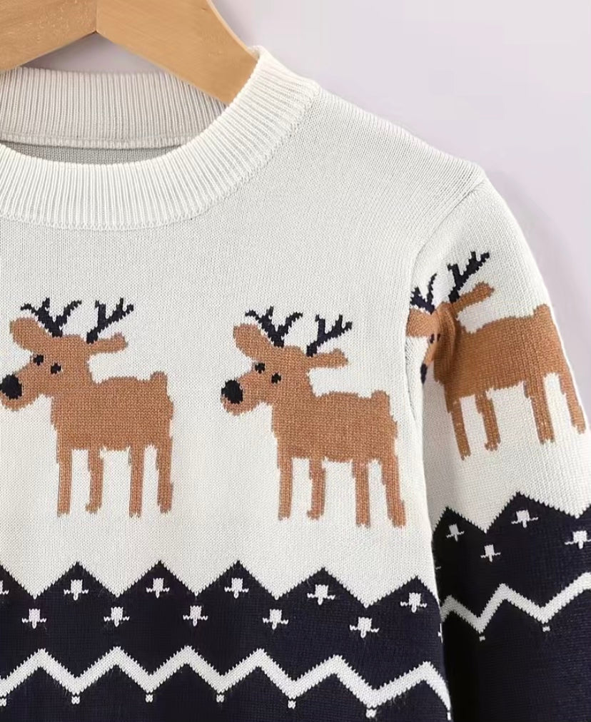 Prancing Reindeer Sweater