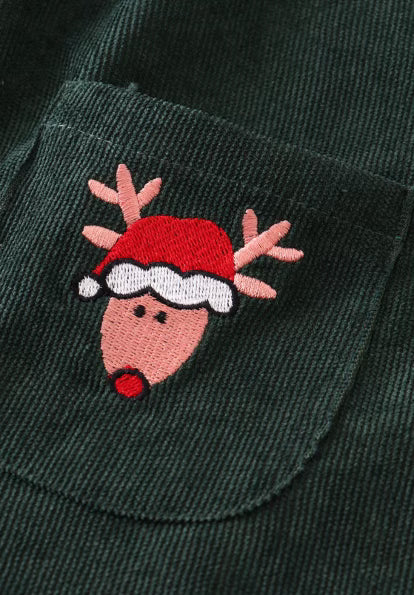 Corduroy Rudolph 2 Piece Dress