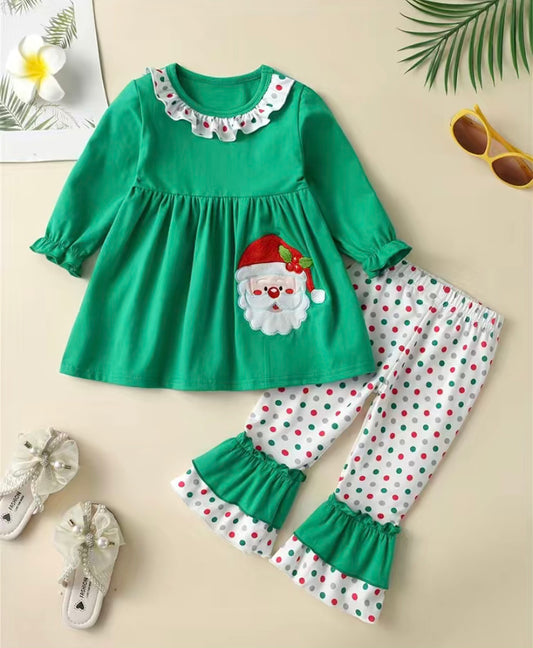 Polka Dot Santa 2 Piece Set
