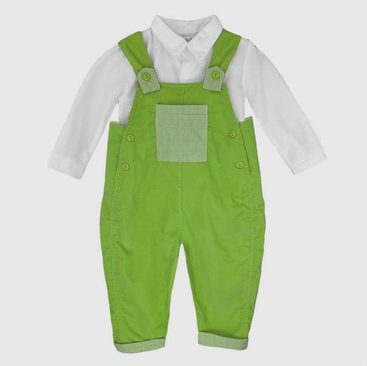 Petit Ami 2 Piece Green Overalls