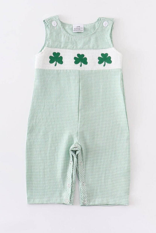 Green Plaid Shamrock JonJon