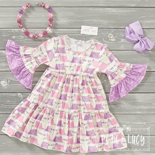 Pink & Purple Camping Tent Dress