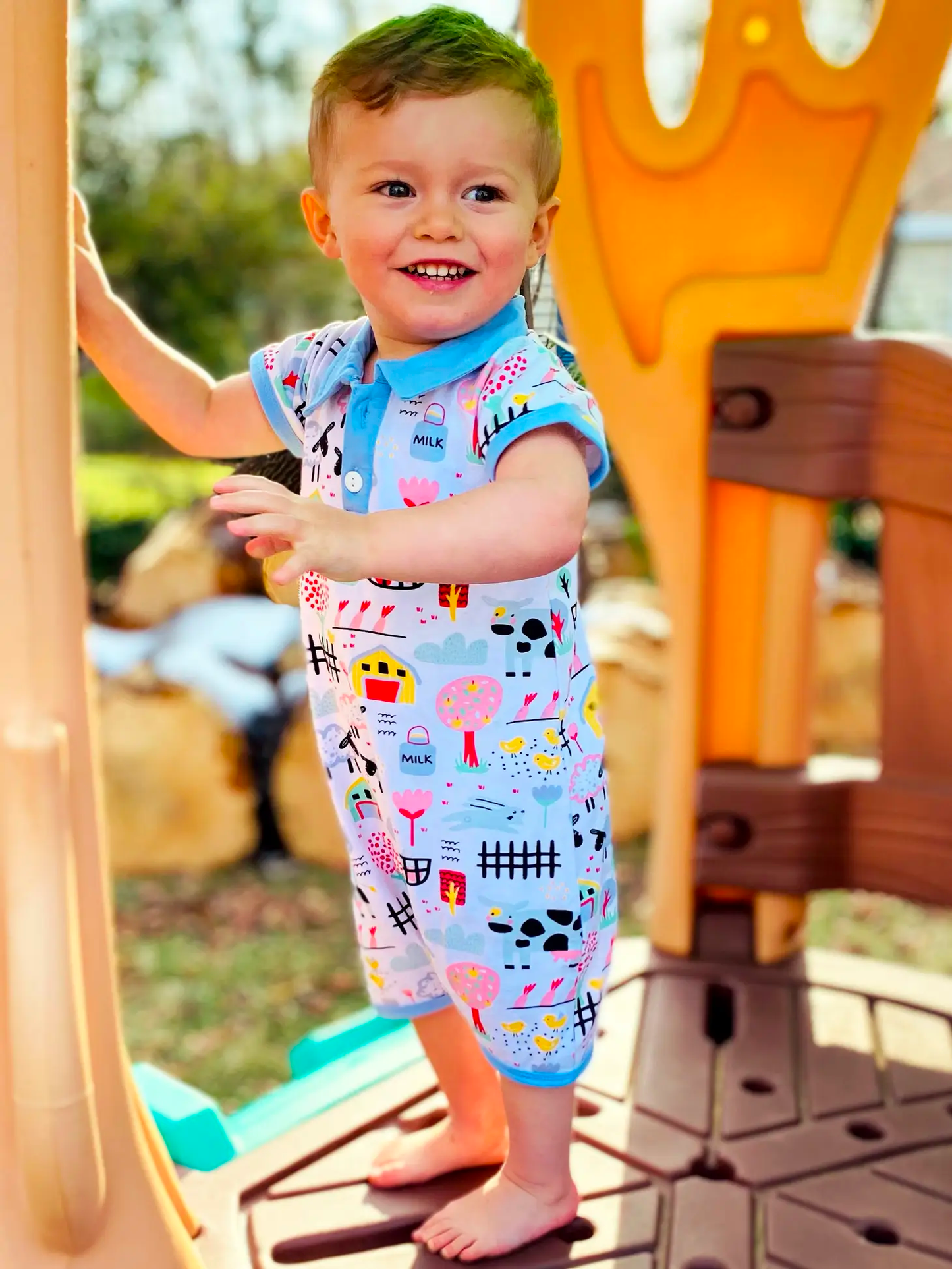 Farm Animals Romper