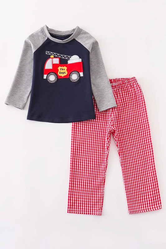 Fire Engine 2 Piece Set