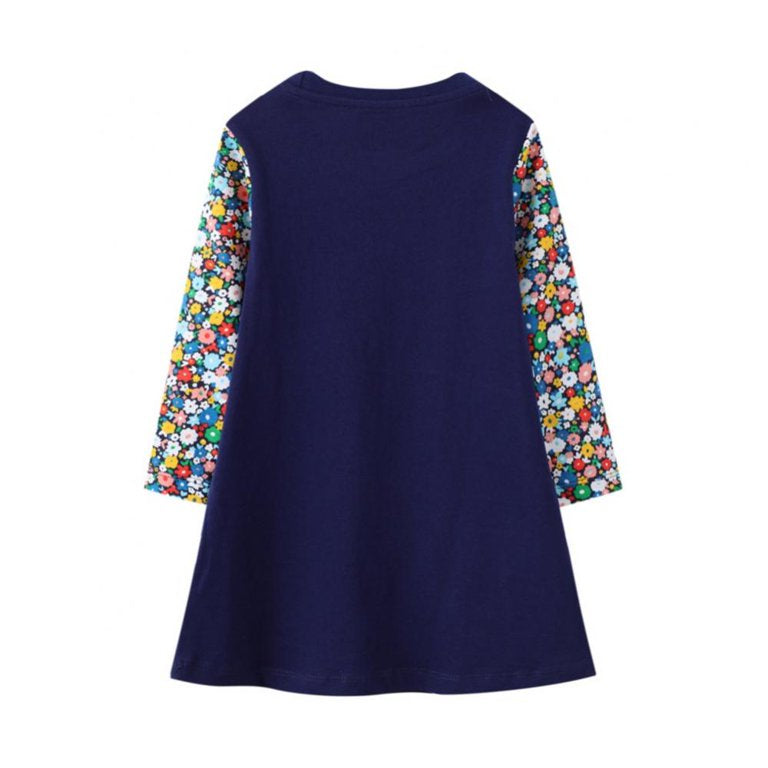 Floral Embroidered Bunnies Dress