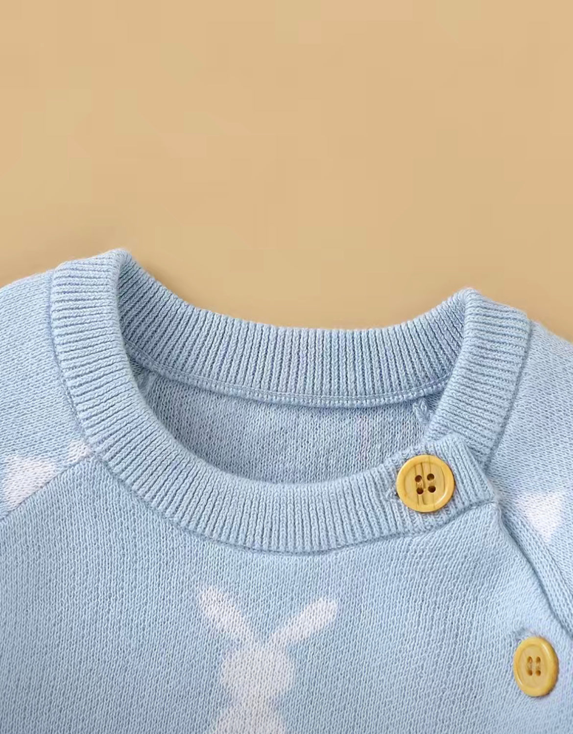 Knit Sweater Bunny Romper