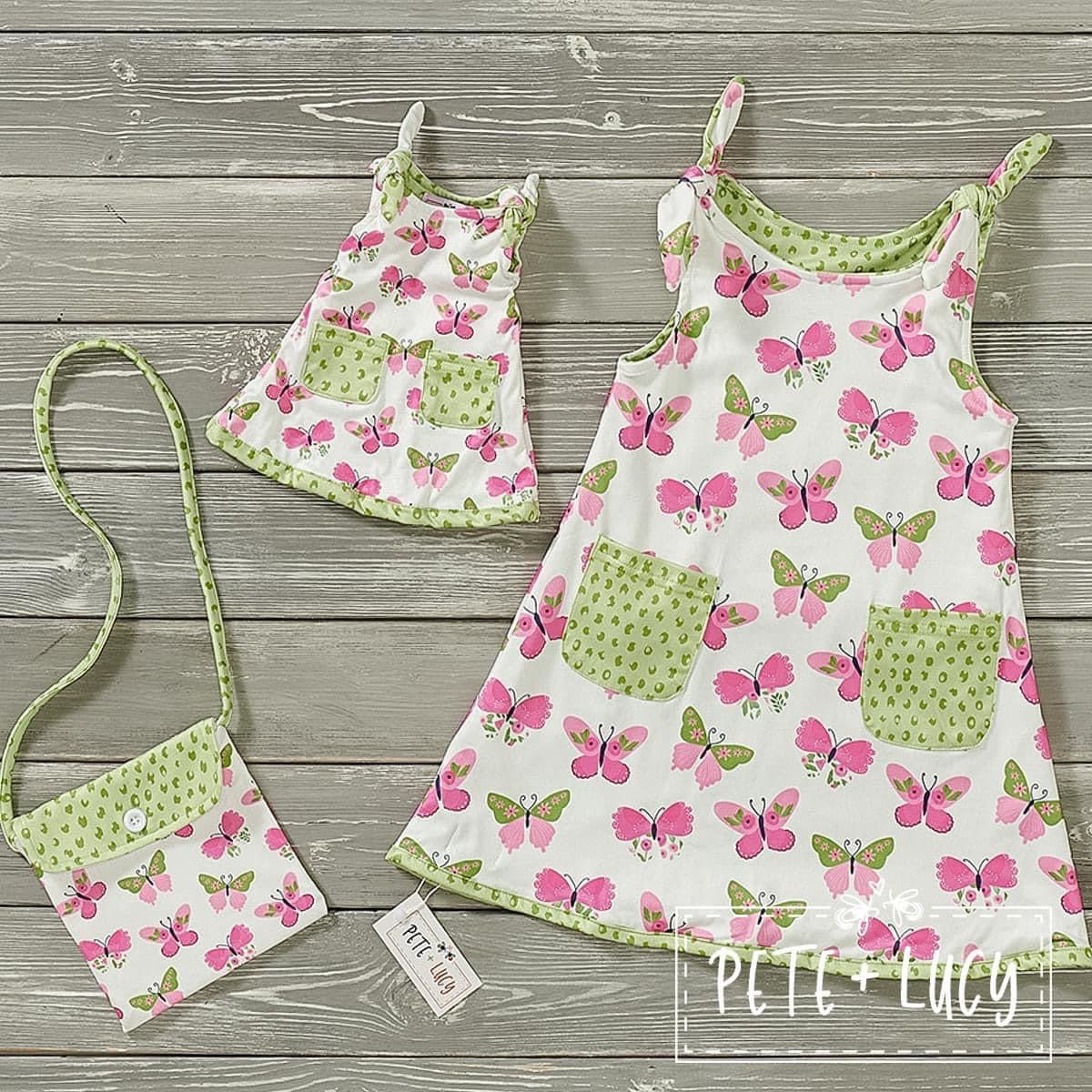 Reversible Springtime Butterflies Dress