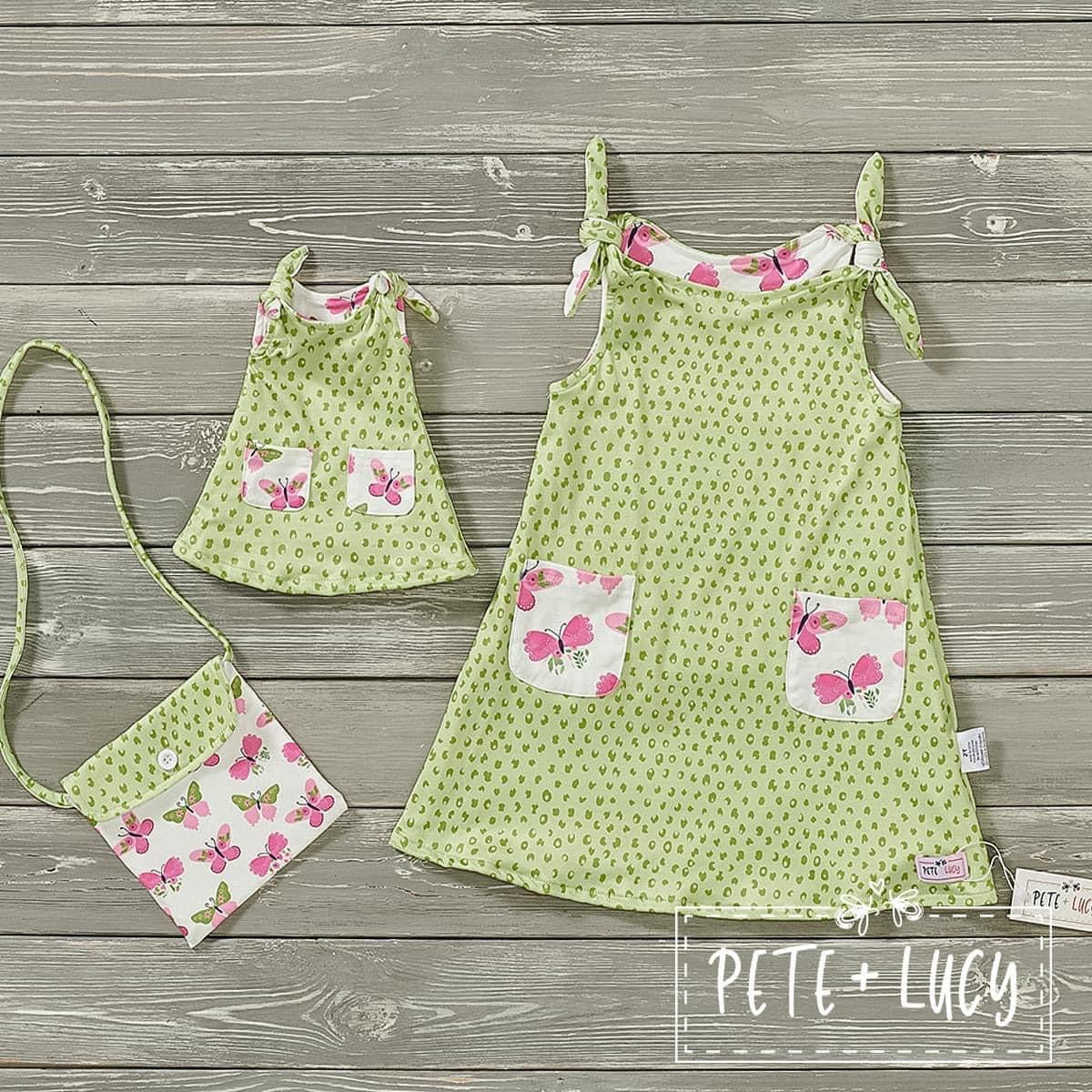 Reversible Springtime Butterflies Dress