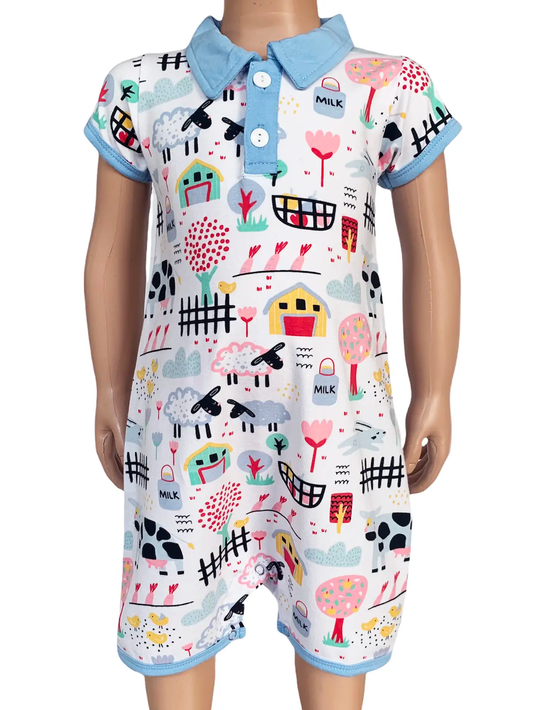 Farm Animals Romper